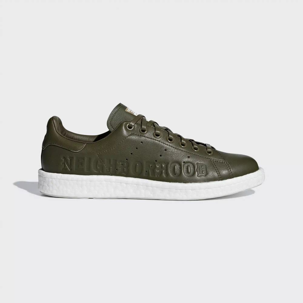 Adidas NEIGHBORHOOD Stan Smith Boost Tenis Grises Para Hombre (MX-39384)